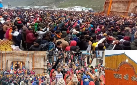 बाबा केदार के दर पहुँचे 75 हजार श्रद्धालु विगत वर्षो के ध्वस्त हुए सारे रिकॉर्ड