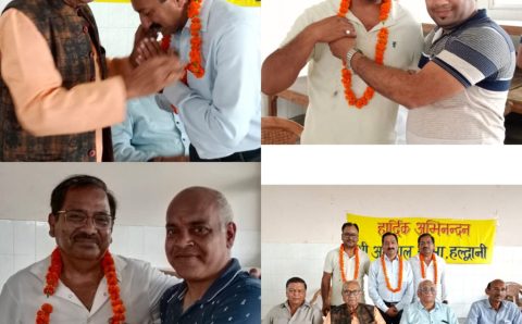 श्री अग्रवाल सभा के चुनावो में नीरज प्रभात गर्ग अध्यक्ष आशुतोष अग्रवाल महासचिव राज कुमार अग्रवाल कोषाध्यक्ष सर्वसम्मत्ति से चुने गये