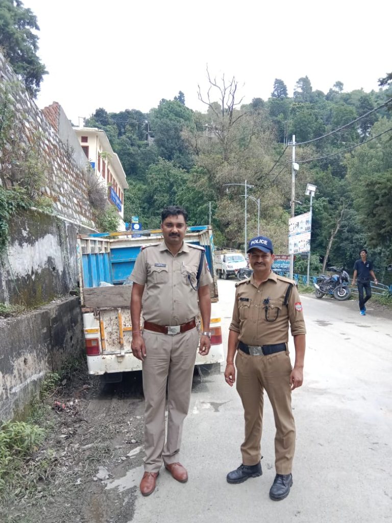 अवैध खनन एवं ओवरलोडिंग के विरुद्ध थाना भीमताल पुलिस की बड़ी कार्यवाही