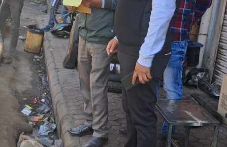 वार्ड नंबर 7 एवं 15 में स्वच्छता की निगरानी हेतु स्थलीय निरीक्षण