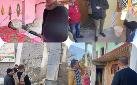 दो दिवसीय दौरे पर जोशीमठ पहुँचे हल्द्वानी विधायक सुमित हृदयेश।