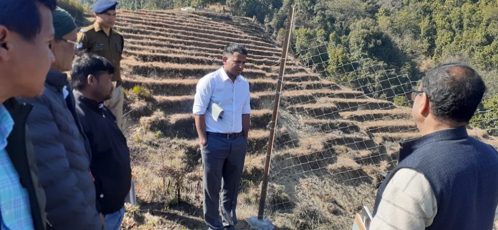जिलाधिकारी नरेद्र सिंह भंडारी ने तहसील चंपावत अंतर्गत मुड़यानी स्थित उद्यान विभाग की नर्सरी का निरीक्षण किया