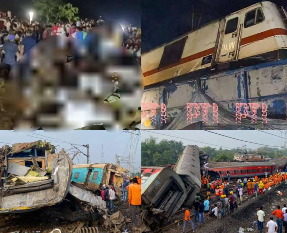 तीन ट्रेनों की जबरदस्त भिड़ंत हादसे में 288 लोगों की मौत मौके पर पहुंचे रेल मंत्री,मुआवज़े की घोषणा,राहत-बचाव कार्य जारी- Video