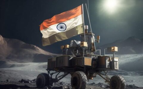 भारत चांद के दक्षिणी ध्रुव में सफलतापूर्वक अंतरिक्ष यान लैंडिंग करने वाला पहला देश बना>VIDEO