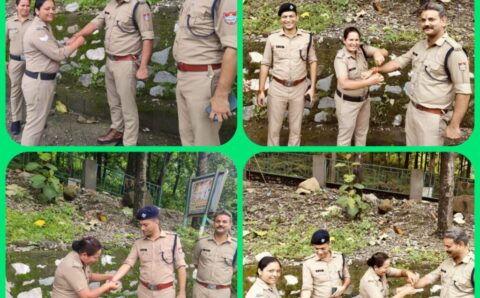 डॉक्टर बहनों से बाँधी राखियां नैनीताल पुलिस ने बहनों को दिया सुरक्षा के भरोसे का उपहार