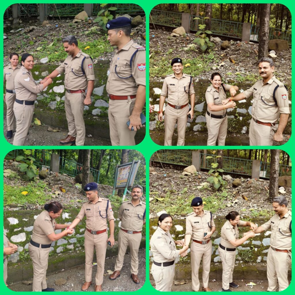 डॉक्टर बहनों से बाँधी राखियां नैनीताल पुलिस ने बहनों को दिया सुरक्षा के भरोसे का उपहार