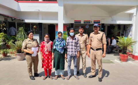 6.50 ग्राम अवैध स्मैक के साथ इन्द्रानगर राजपुरा क्षेत्र की दो महिला एक युवा गिरफ्तार
