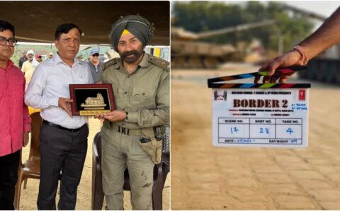 सनी देओल से मिले उत्तराखंड फिल्म विकास परिषद के सीईओ बंशीधर तिवारी, बॉर्डर 2 के सेट पर हुई सकारात्मक चर्चा