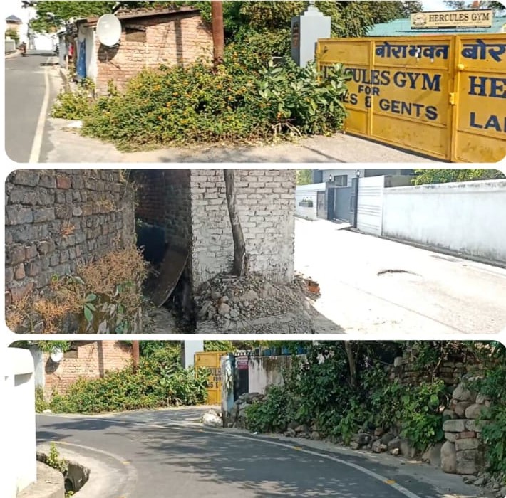 मार्ग चौड़ीकरण के नाम पर व्यापारियों के प्रतिष्ठान हटाए वही सरकारी भूमि फुटपाथ पर आशियाने बनाए मिलीभगत \ अनदेखी ?