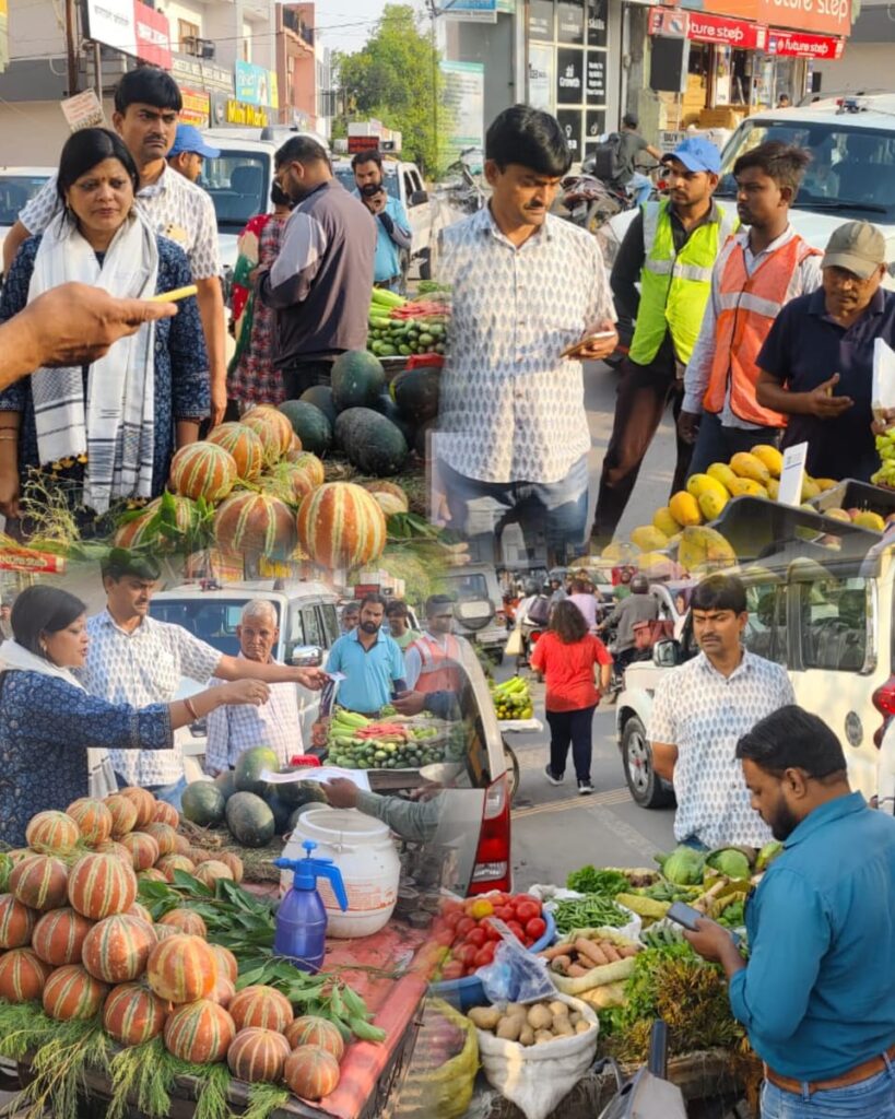 ऋचा सिंह की बड़ी कार्यवाही अवैध चार ठेले जब्त 7 के विरूद्ध 12000/- का चालान,,,,,VIDEO