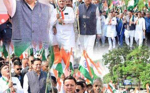 ऑपरेशन सिंदूर की जीत में तिरंगा शौर्य सम्मान उमड़ा भारी जन सैलाब पुष्कर सिंह धामी ने संभाली कमान,,,,
