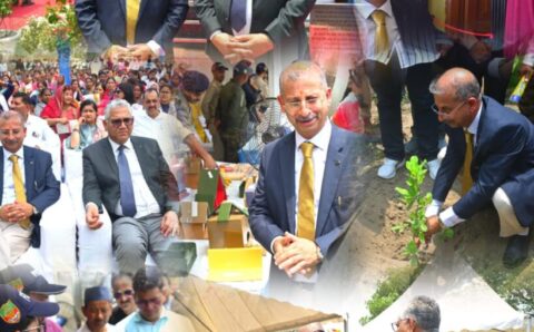 माननीय वरिष्ठ न्यायमूर्ति मनोज कुमार तिवारी व आलोक माहरा द्वारा दीप प्रज्वलित कर लीगल लिटरेसी क्लब का उद्घाटन किया गया,,,,,,